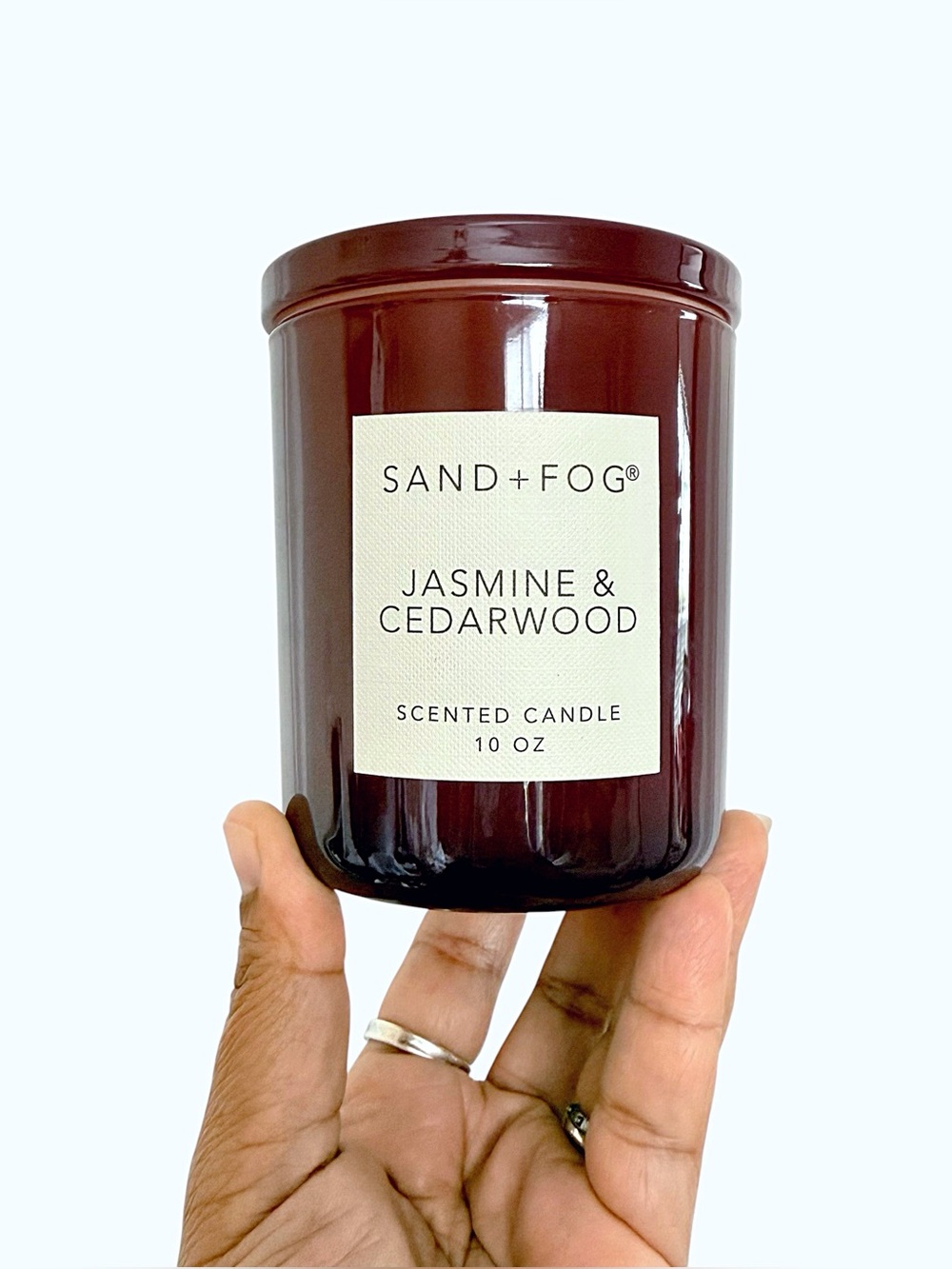 Sand + Fog Jasmine & Cedarwood Scented Candle